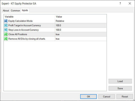 KT Equity Protector EA MT4