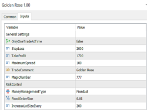 Golden Rose EA MT4