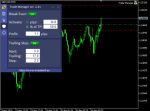 Forex Trade Manager EA MT4 + Setfiles