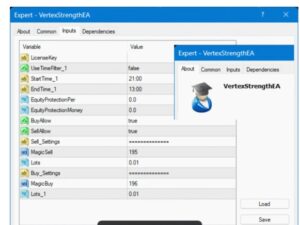 VERTEX STRENGTH EA MT4 + SETFILE