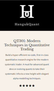  Essentials in Quantitative Trading Tool QT*01