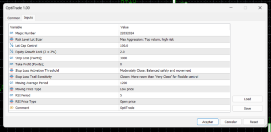 OptiTrade EA V1.0 MT5