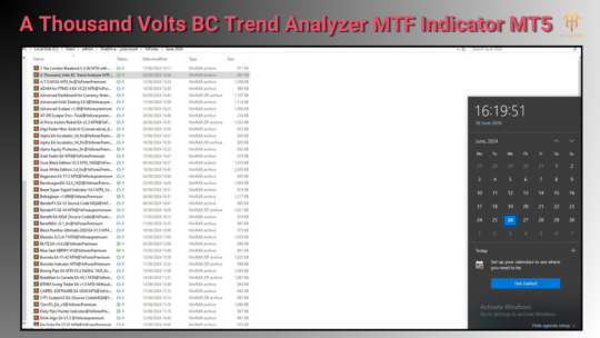 A Thousand Volts BC Trend Analyzer MTF Indicator MT5