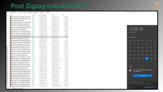 Post Zigzag Indicator MT4
