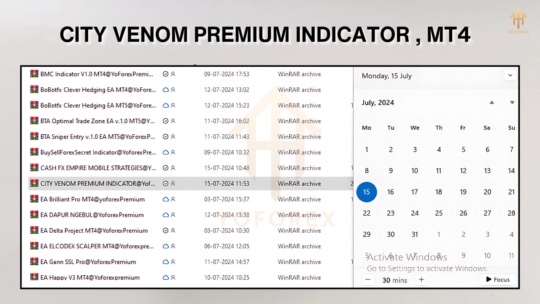 CITY VENOM PREMIUM INDICATOR