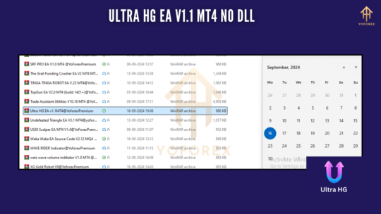 Ultra HG EA V1.1 MT4