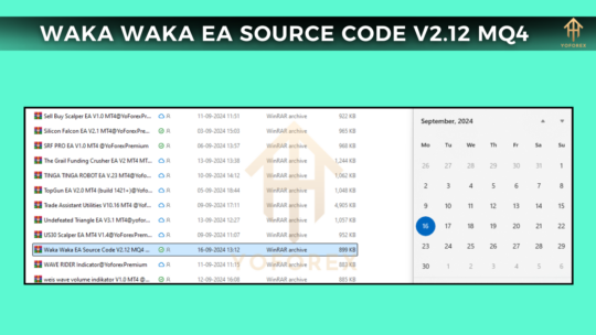 Waka Waka EA Source Code V2.12 MT4