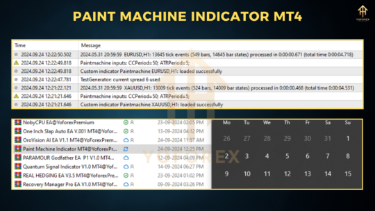 Paint Machine Indicator