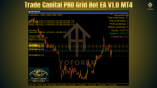 Trade Capital PRO Grid Bot EA V1.0