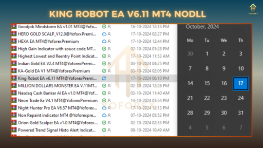 King Robot EA v6.11