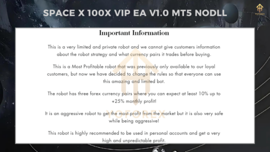 SpaceX 100X VIP EA v1.0