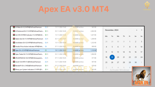 Apex EA V3.0 MT4