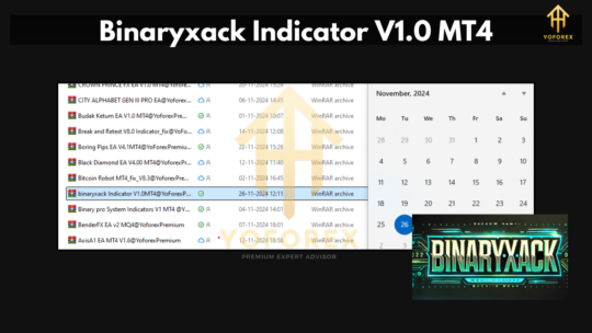 Binaryxack Indicator V1.0 MT4