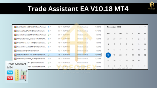 Trade Assistant EA V10.18 MT4