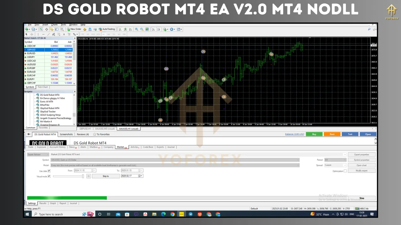 DS Gold Robot MT4 EA V2.0