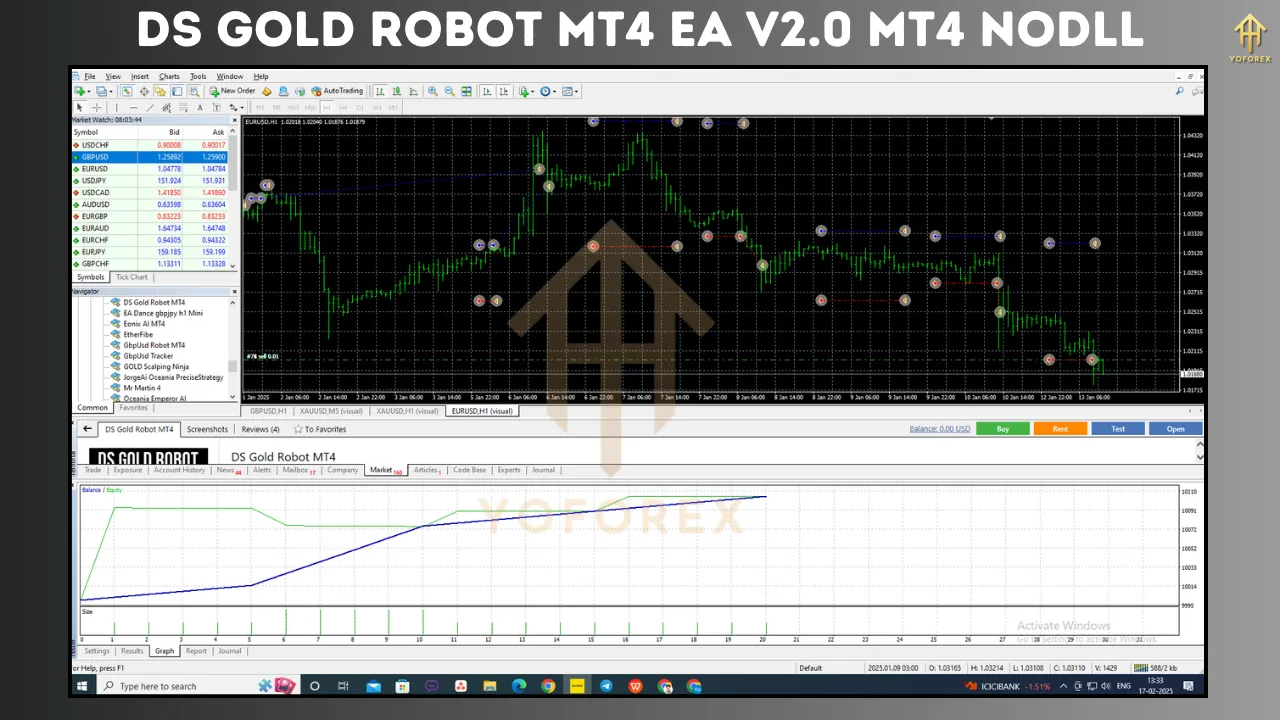 DS Gold Robot MT4 EA V2.0
