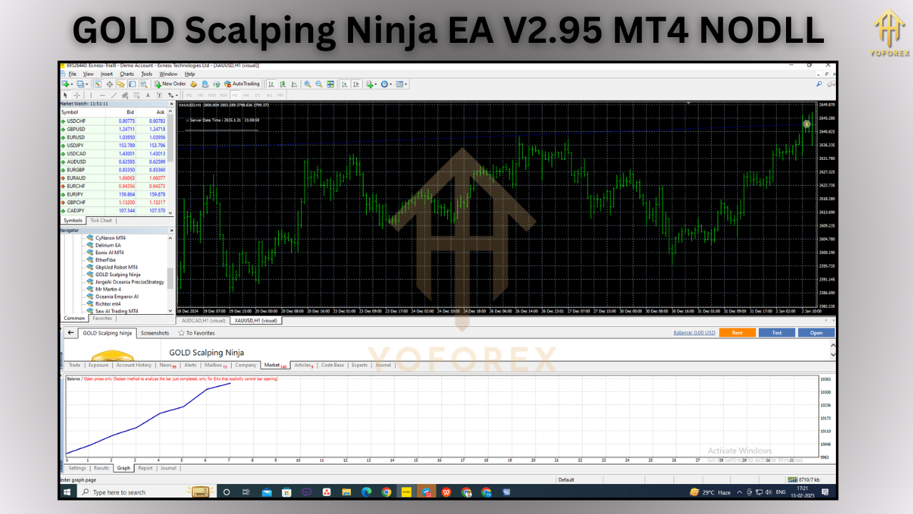 GOLD Scalping Ninja EA V2.95