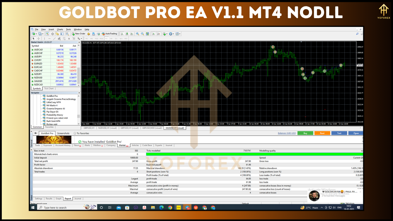 GoldBot Pro EA V1.1