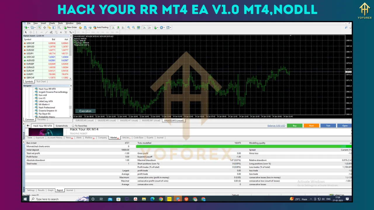 Hack Your RR MT4 EA V1.0 5 Hack Your RR MT4 EA V1.0