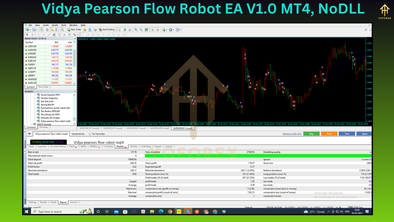 Vidya Pearson Flow Robot EA V1.0