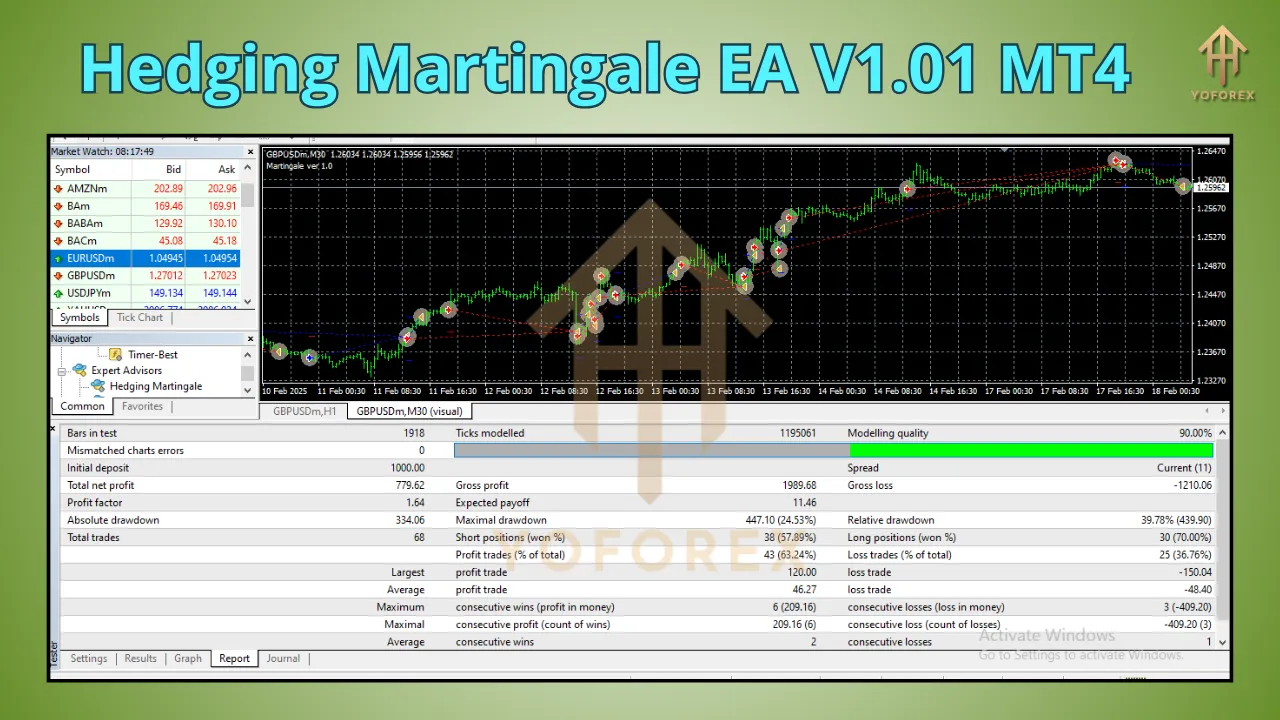 Hedging Martingale EA V1.01 2 Hedging Martingale EA V1.01