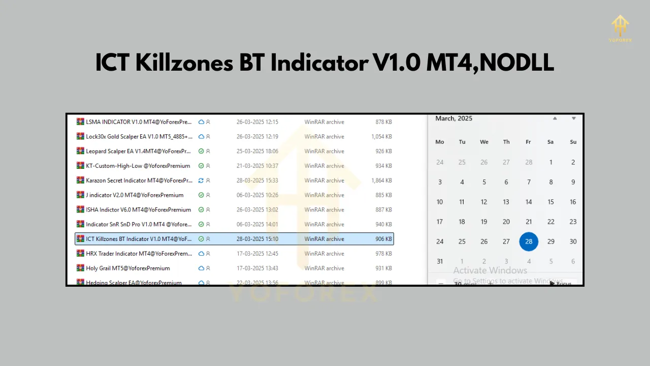 ICT Killzones BT Indicator V1.0 5 ICT Killzones BT Indicator V1.0 MT4
