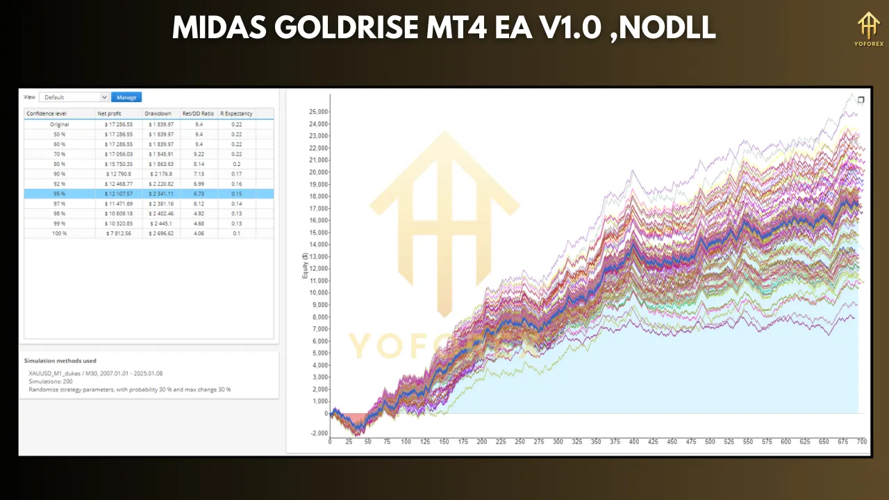 Midas GoldRise MT4 EA V1.0 5 Midas GoldRise MT4 EA V1.0