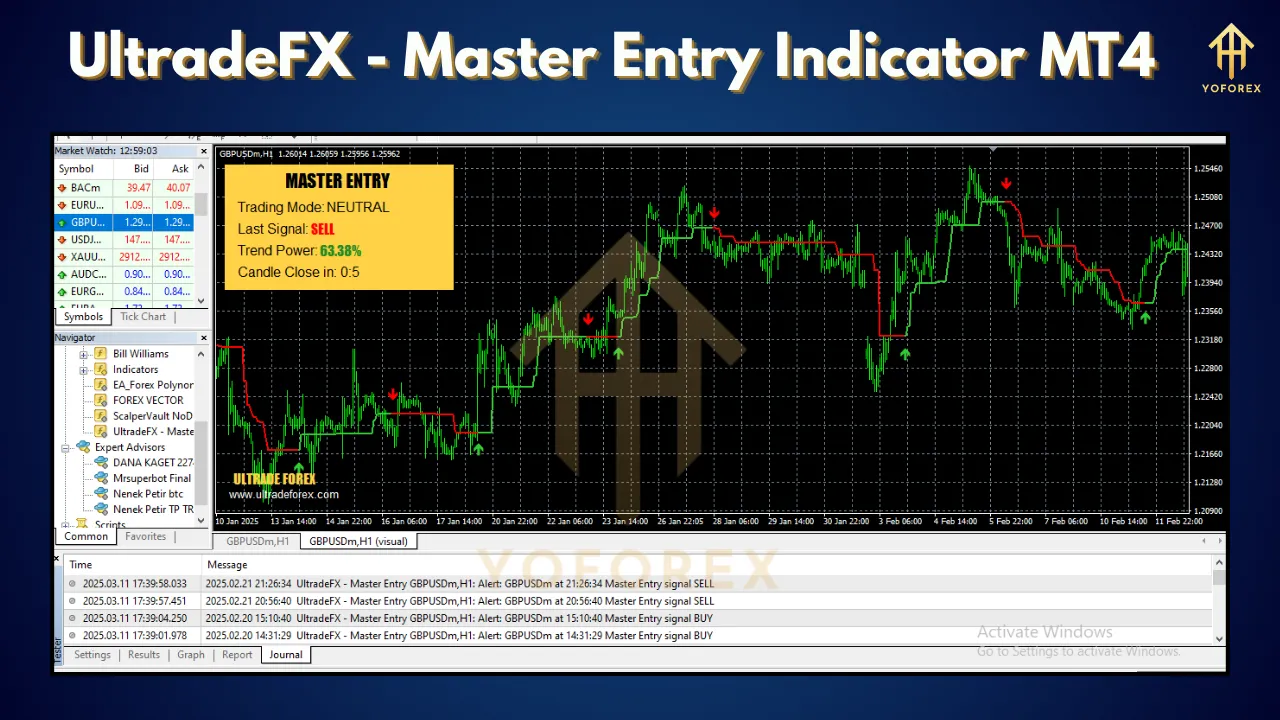 UltradeFX - Master Entry Indicator 2 UltradeFX - Master Entry Indicator