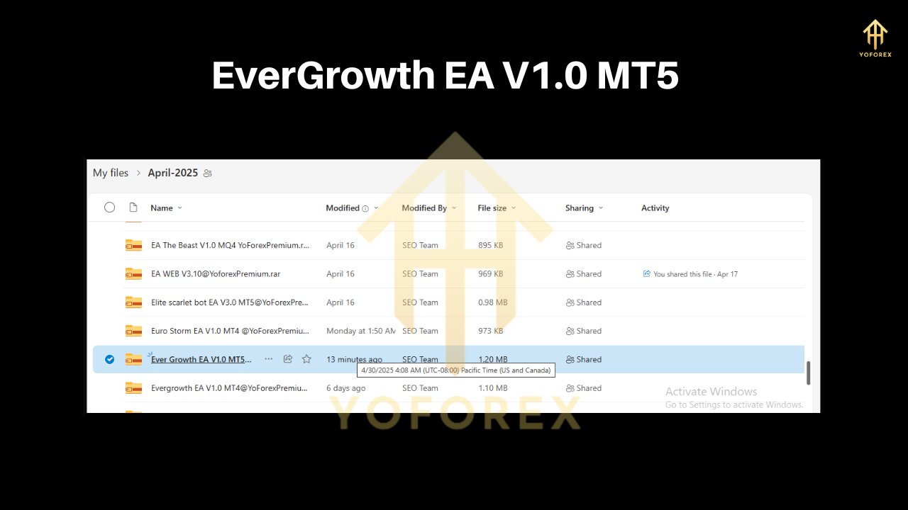 Ever Growth EA V1.0 MT5