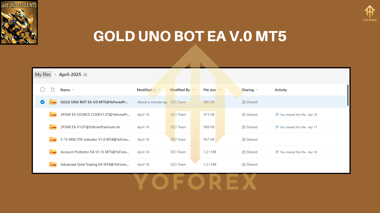 GOLD UNO BOT EA V.0 MT5