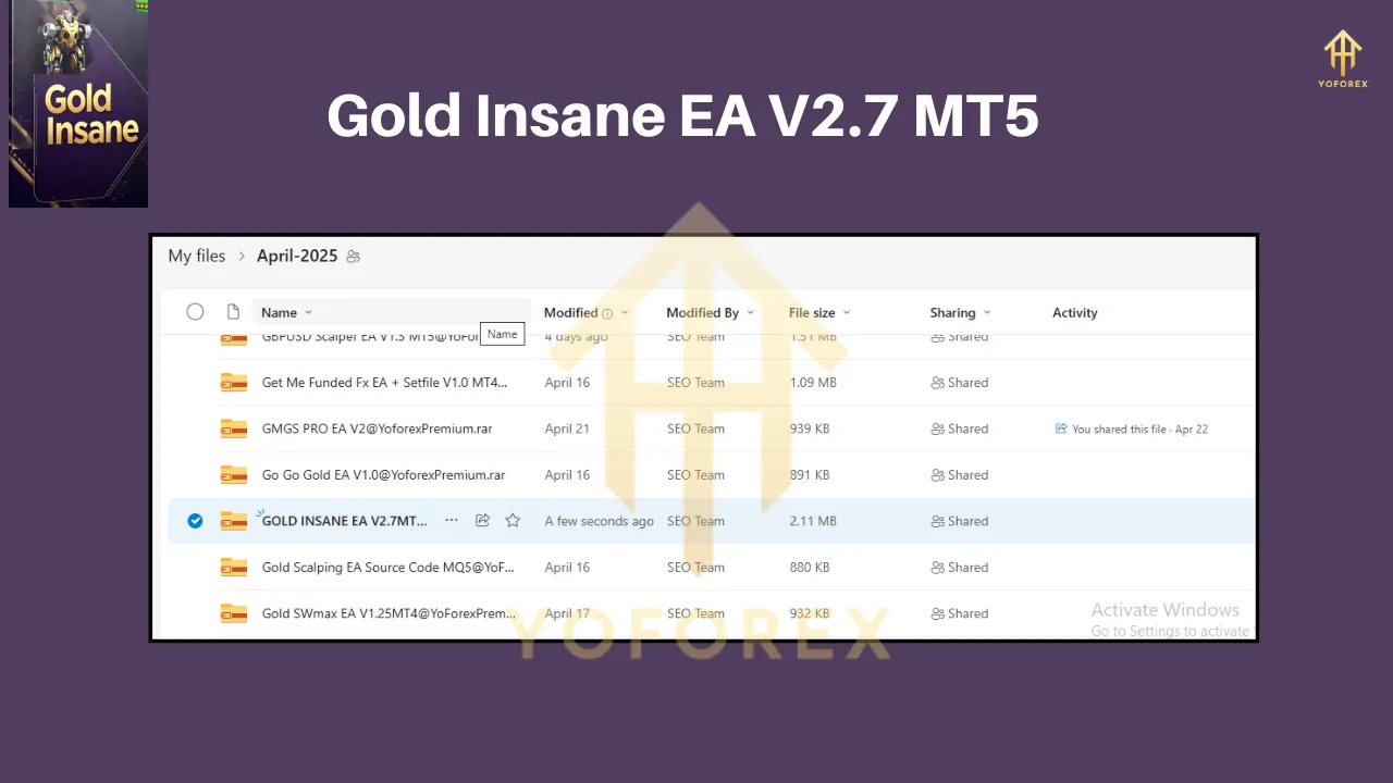 Gold Insane EA V2.7 MT5 3 Gold Insane EA V2.7 MT5
