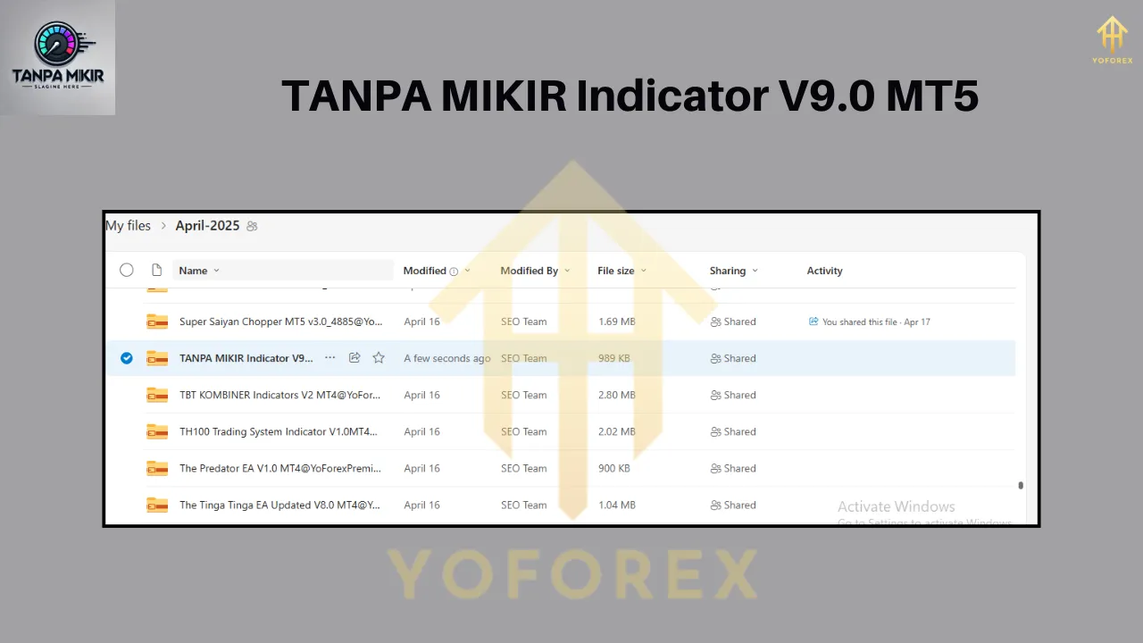 TANPA MIKIR Indicator V9.0 MT5 3 TANPA MIKIR Indicator V9.0 MT5
