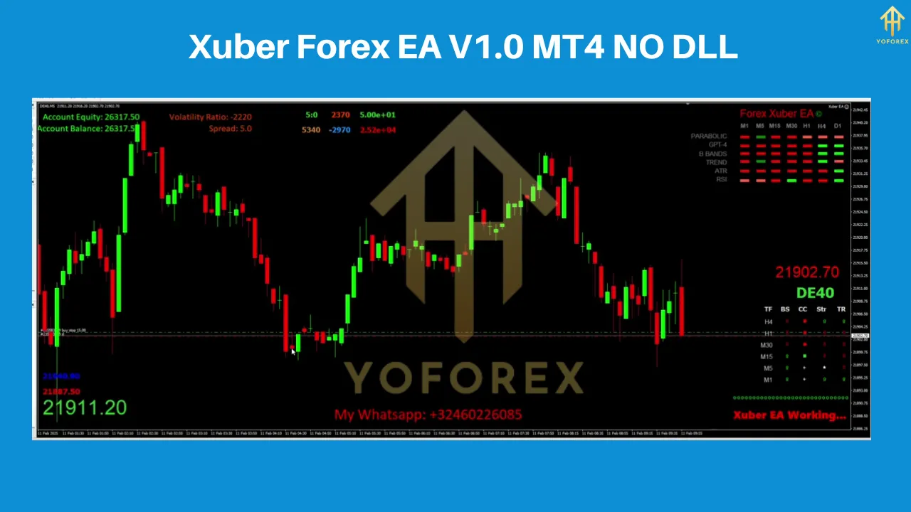 Xuber Forex EA V1.0 MT4: Boost Your Trading with Advanced Automated Strategies 3 Xuber Forex EA V1.0