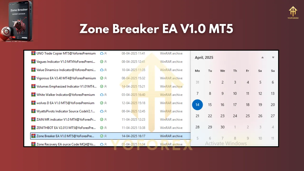 Zone Breaker EA V1.0 MT5