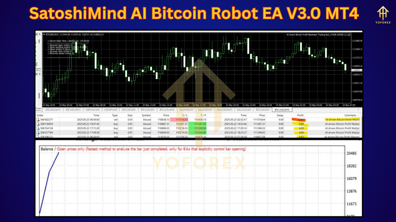 SatoshiMind AI Bitcoin Robot EA V3.0