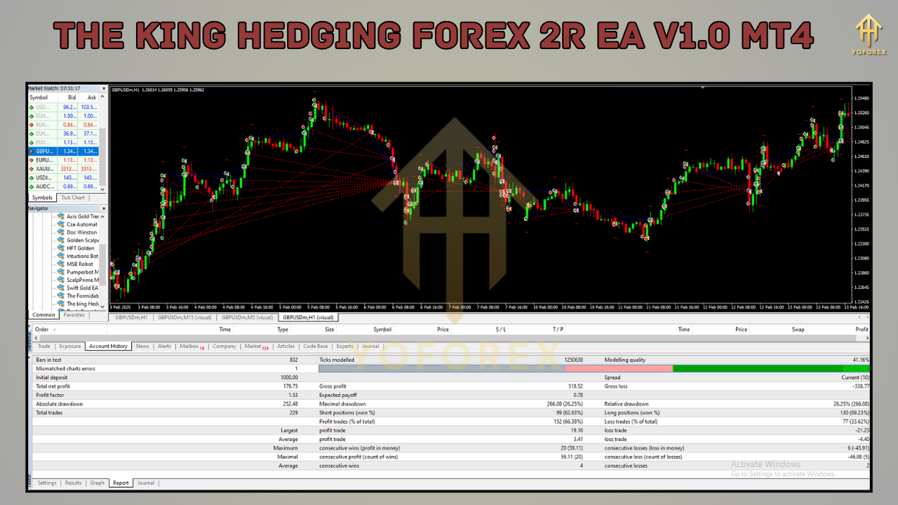The King Hedging Forex 2R EA V1.0