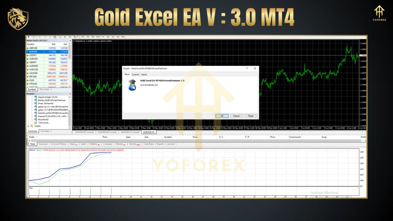 Gold Excel EA V3.0 MT4 β Premium Gold Trading Expert Advisor for MT4 - FREE DOWNLOAD 3 BITHI 2025 06 14T161214.627