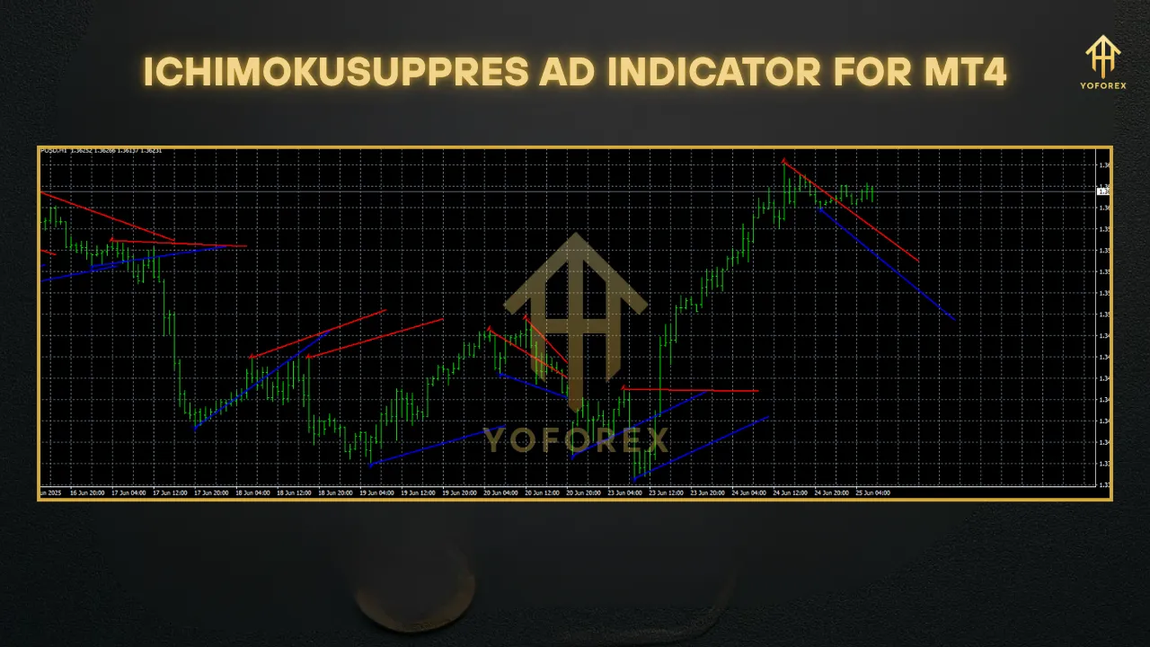 IchimokuSuppRes AD Indicator MT4 2 Dark Nova EA MT4NODLL 6