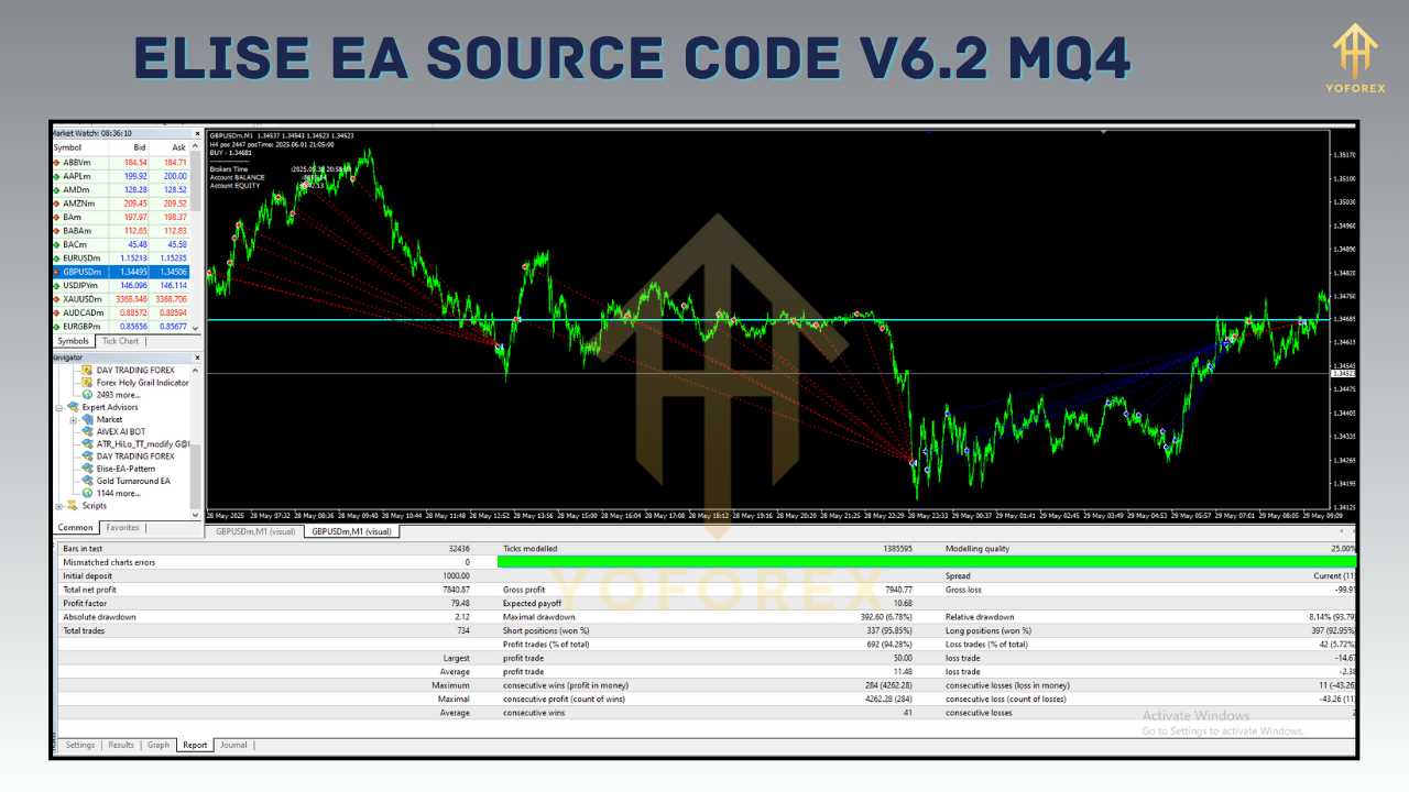 Elise EA Pattern Source Code V6.2 MQ4
