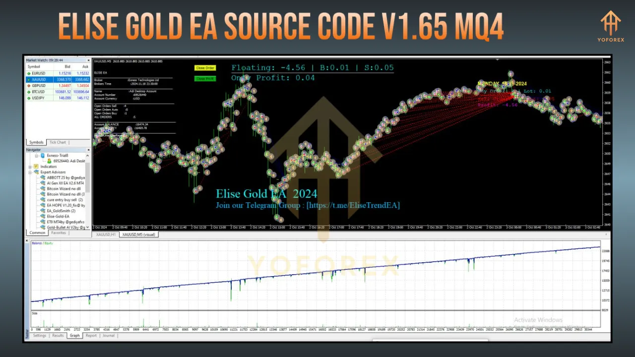 Elise Gold EA Source Code V1.65 MQ4
