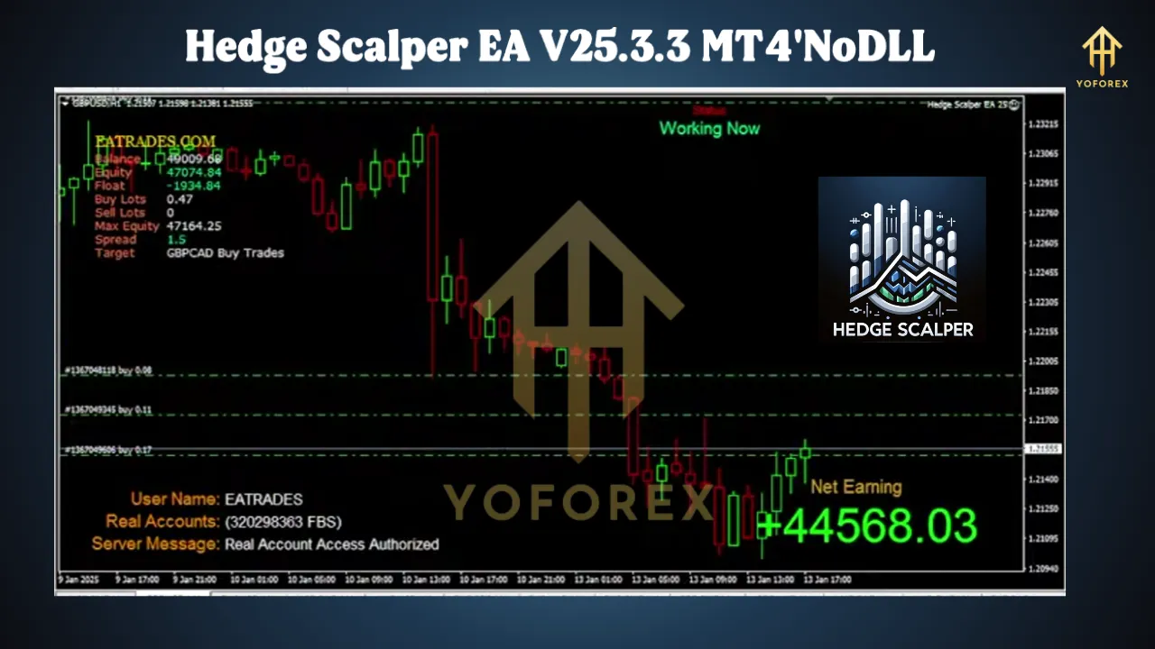 Hedge Scalper EA V25.3.3 MT4