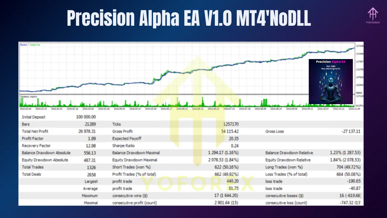Precision Alpha EA V1.0 MT4