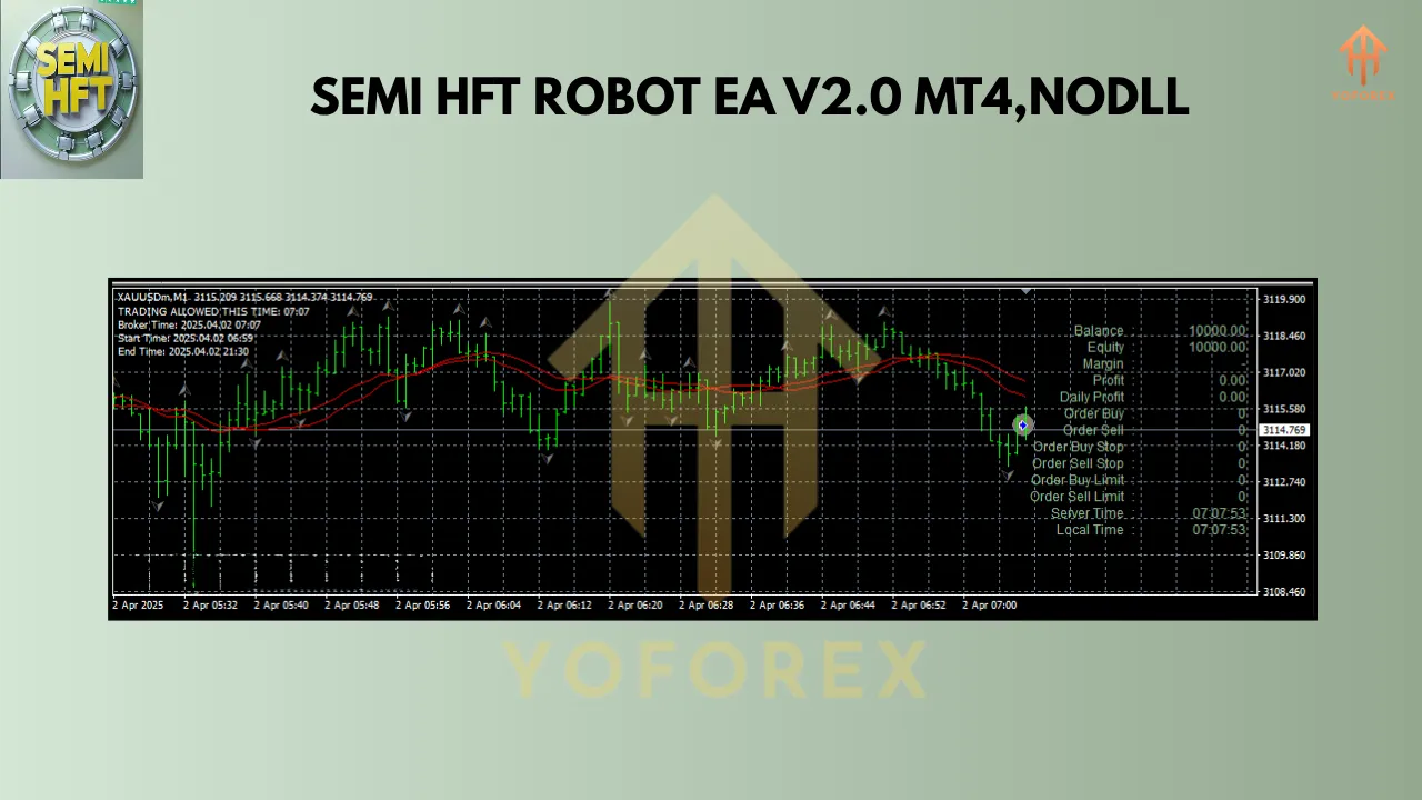 SEMI HFT ROBOT EA V2.0 MT4