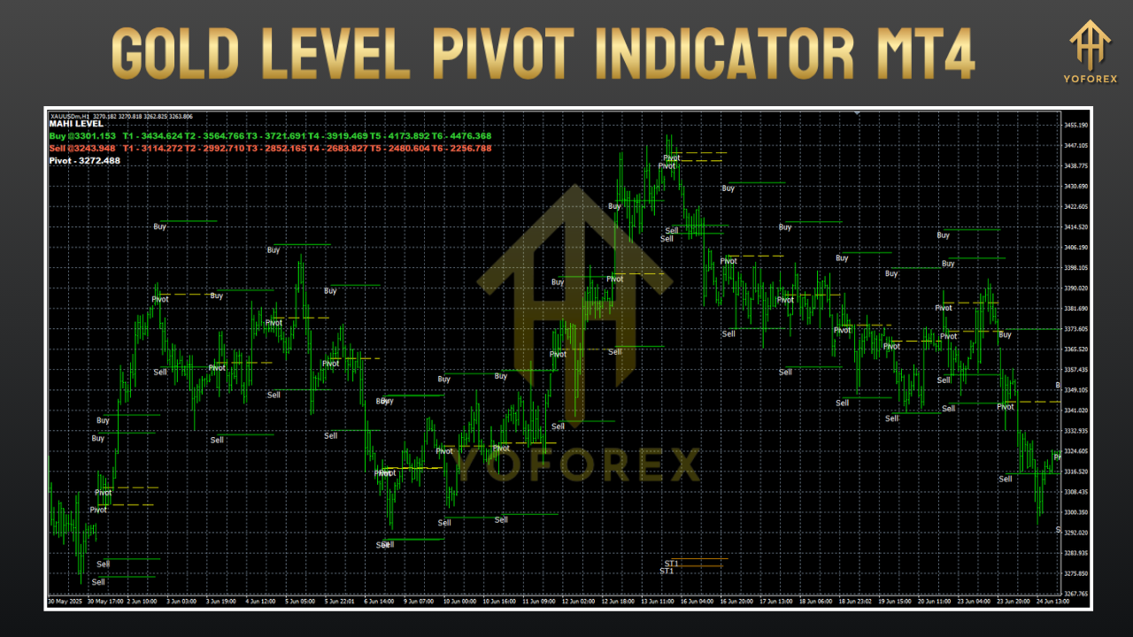 Gold Level Pivot Indicator MT4