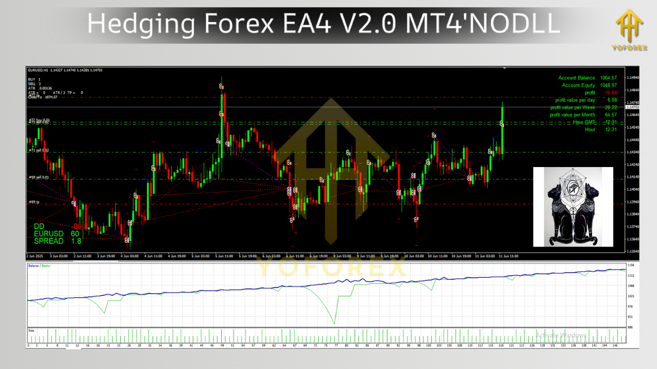 Hedging Forex EA4 V2.0 MT4
