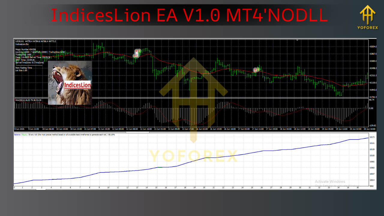IndicesLion EA V1.0 MT4
