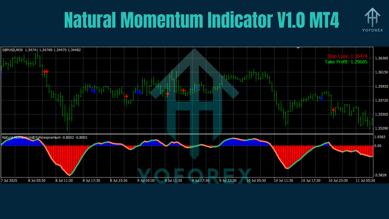 Natural Momentum Indicator V1.0 MT4