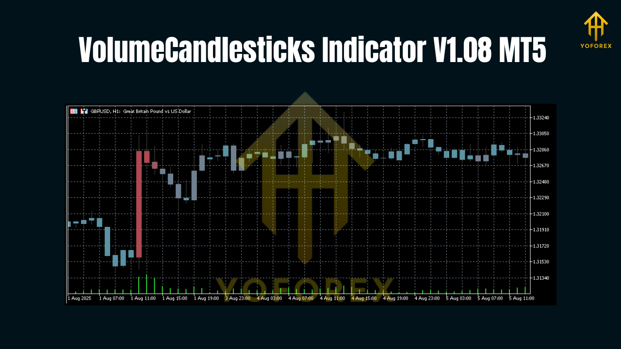 VolumeCandlesticks Indicator V1.08 MT5