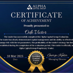 YoForex Clears Alpha Capital Group Prop Firm Account for Ode Victor