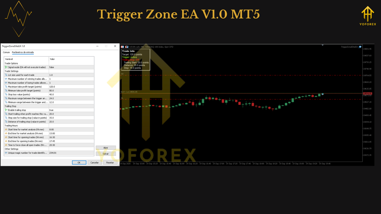 Trigger Zone EA V1.0 MT5